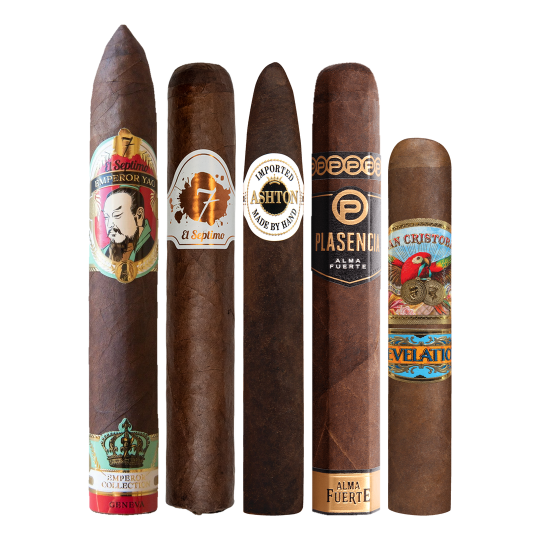 Cigar Inc. The Departure Lounge Sampler, at Cigar Inc, Woodland Hills, clean product view
