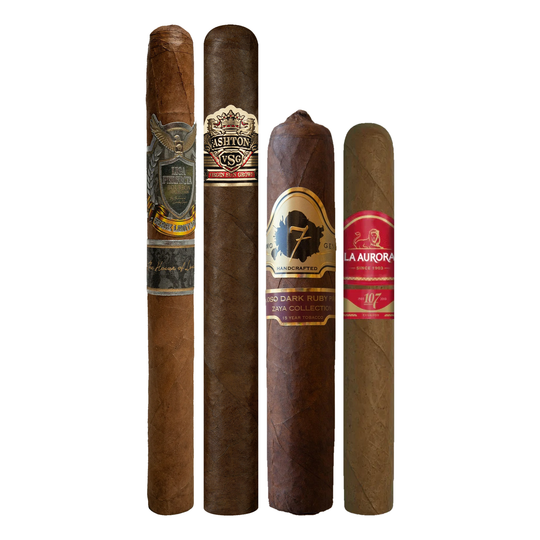 Cigar Inc. The Directors Table Sampler, at Cigar Inc, Woodland Hills, clean product view