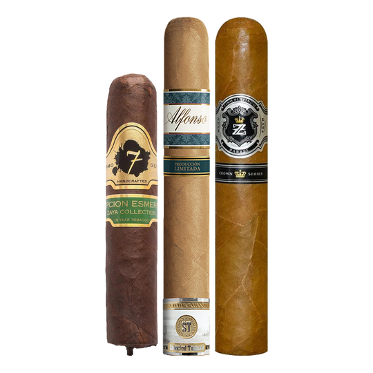 Cigar Inc. The Eagle Three Sampler, at Cigar Inc, Woodland Hills, clean product view