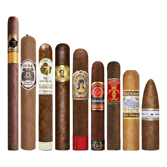 Cigar Inc. The Escrow Sampler, at Cigar Inc, Woodland Hills, clean product view