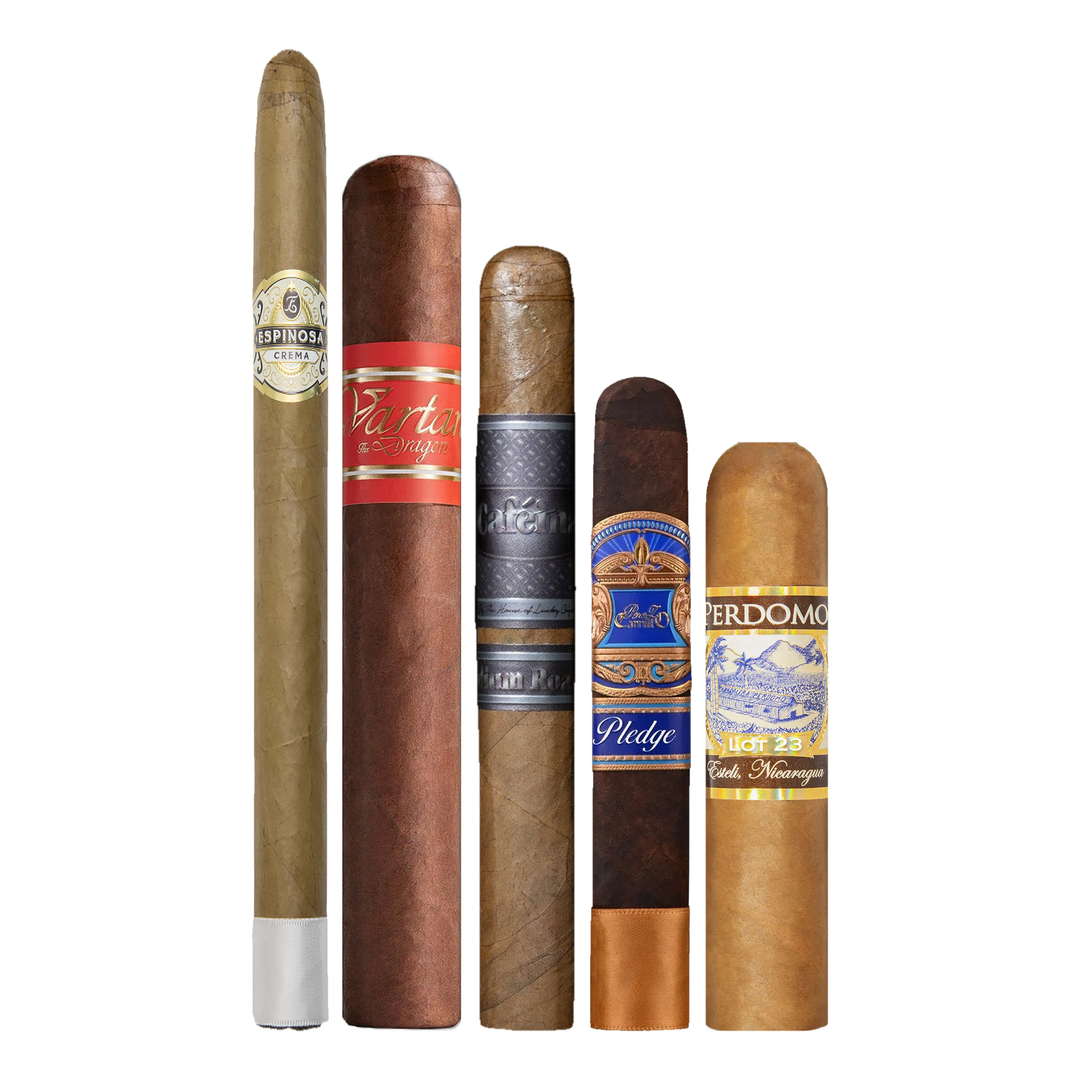 Cigar Inc. The Executive Retreat Sampler, at Cigar Inc, Woodland Hills, clean product view