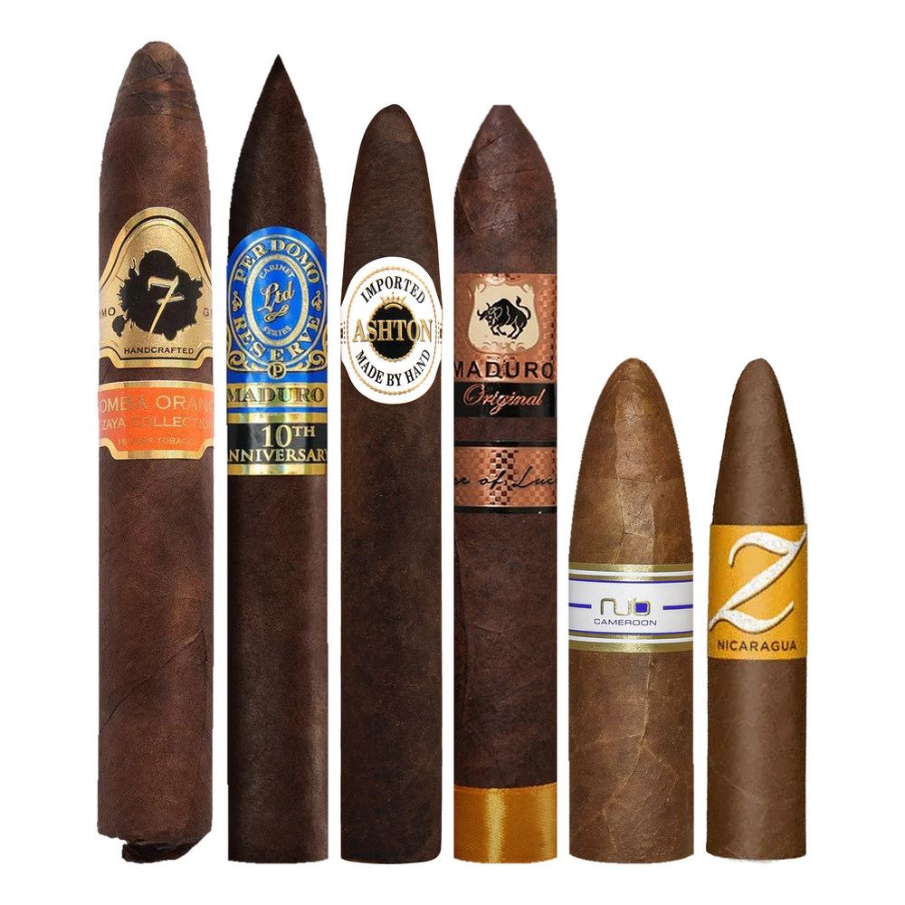 Cigar Inc. The Fang and Point Sampler, at Cigar Inc, Woodland Hills, clean product view
