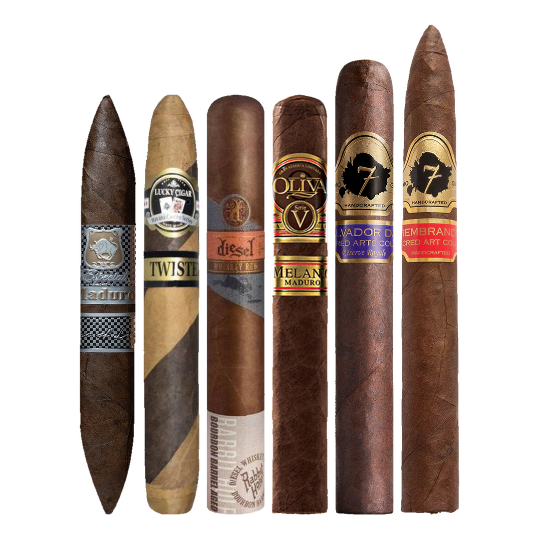 Cigar Inc. The Fireside Six Sampler, at Cigar Inc, Woodland Hills