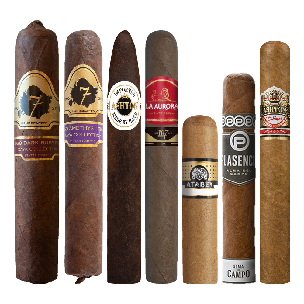 Cigar Inc. The First Officer Sampler, at Cigar Inc, Woodland Hills, clean product view
