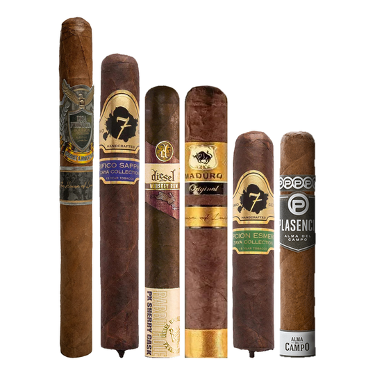 Cigar Inc. The First Showing Sampler, at Cigar Inc, Woodland Hills, clean product view