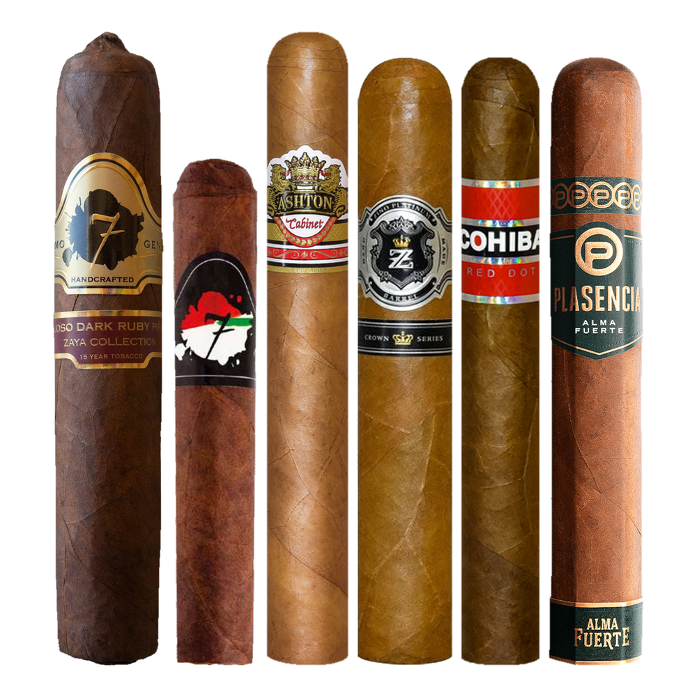Cigar Inc. The Flight Deck Sampler, at Cigar Inc, Woodland Hills, clean product view