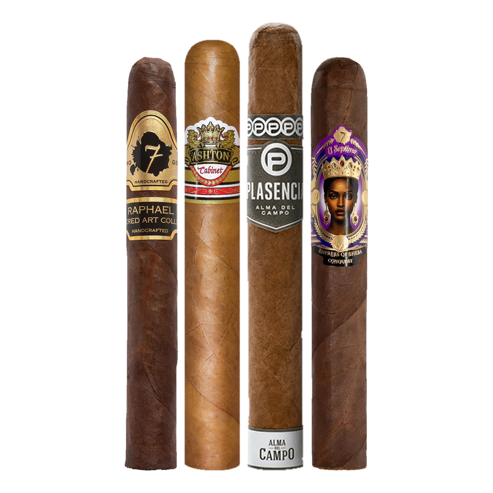 Cigar Inc. The Foursome Sampler, at Cigar Inc, Woodland Hills, clean product view
