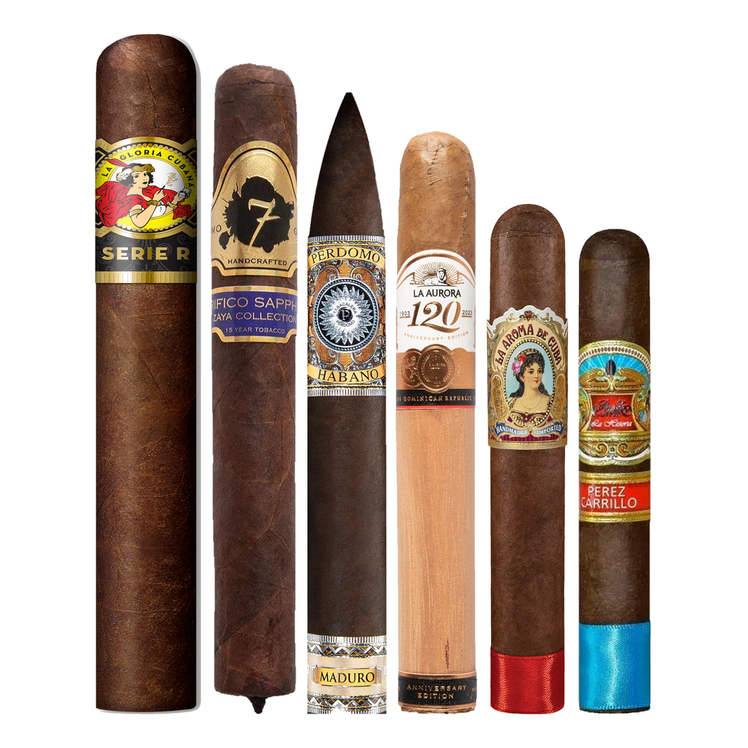 Cigar Inc. The Front Porch Sampler, at Cigar Inc, Woodland Hills, clean product view