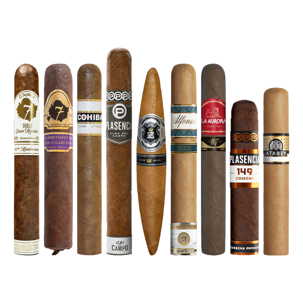 Cigar Inc. The Fuel Stop Sampler, at Cigar Inc, Woodland Hills, clean product view
