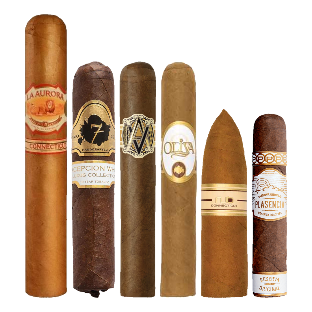 Cigar Inc. The Gentle Ghost Sampler, at Cigar Inc, Woodland Hills, clean product view