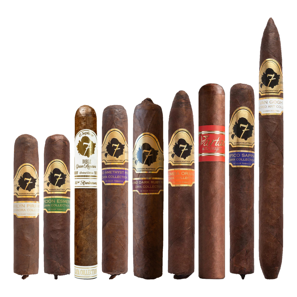 Cigar Inc. The Golden Hour Sampler, at Cigar Inc, Woodland Hills, clean product view