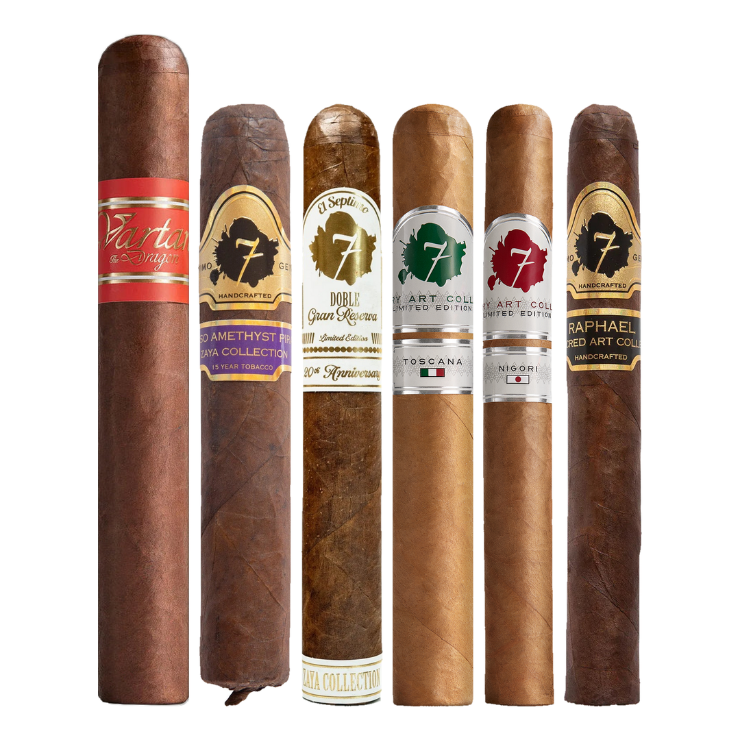 Cigar Inc. The Grand Foyer Sampler, at Cigar Inc, Woodland Hills, clean product view