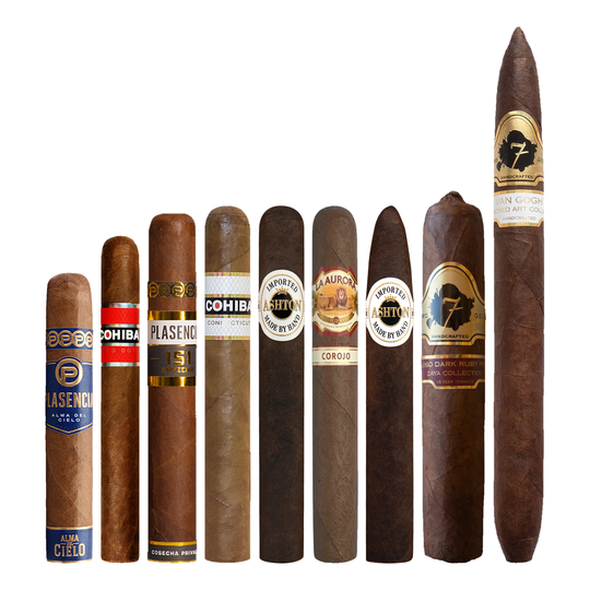 Cigar Inc. The Grand Voyage Sampler, at Cigar Inc, Woodland Hills, clean product view