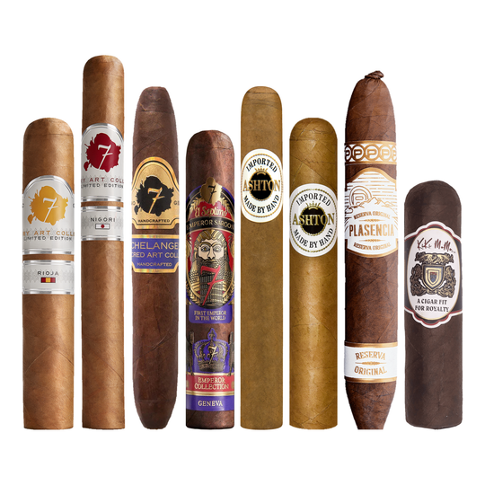 Cigar Inc. The Handicap Eight Sampler, at Cigar Inc, Woodland Hills, clean product view