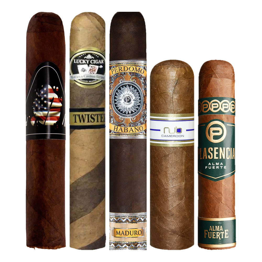 Cigar Inc. The Harbor Light Sampler, at Cigar Inc, Woodland Hills, clean product view