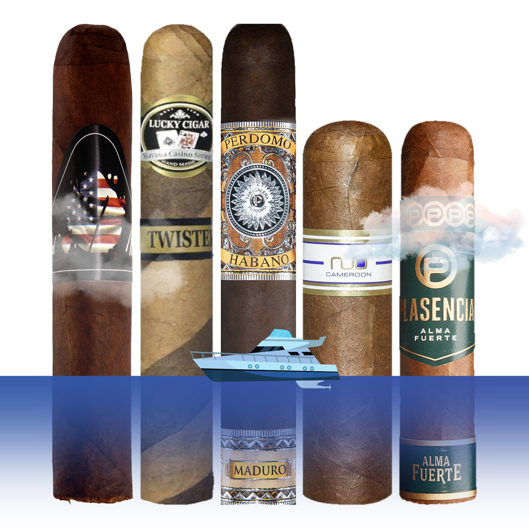 Cigar Inc. The Harbor Light Sampler, at Cigar Inc, Woodland Hills