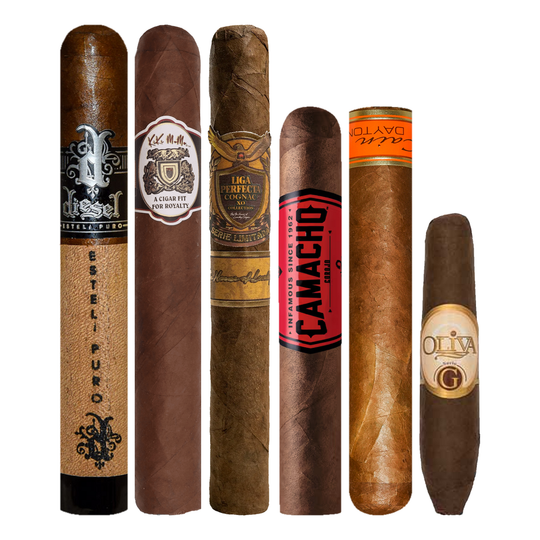 Cigar Inc. The Harvest Ember Sampler, at Cigar Inc, Woodland Hills, clean product view