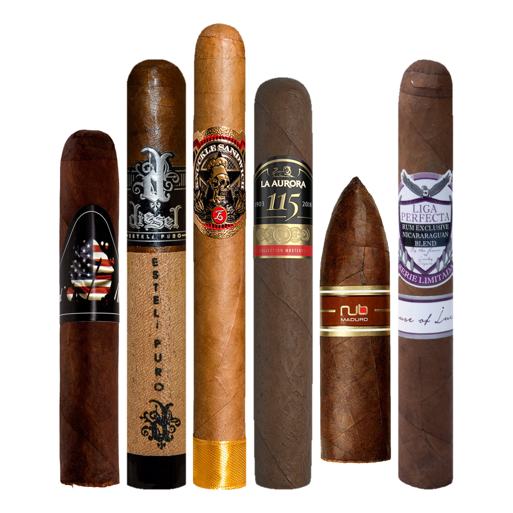 Cigar Inc. The Island Run Sampler, at Cigar Inc, Woodland Hills, clean product view