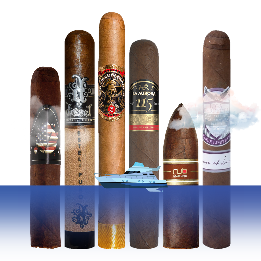 Cigar Inc. The Island Run Sampler, at Cigar Inc, Woodland Hills