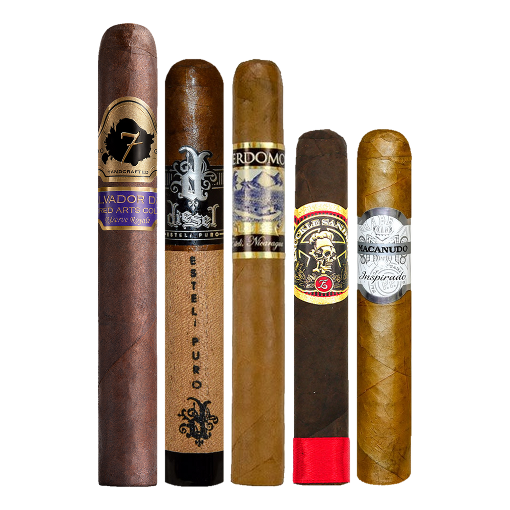 Cigar Inc. The Lakeside Afternoon Sampler, at Cigar Inc, Woodland Hills, clean product view