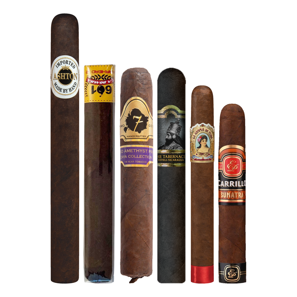 Cigar Inc. The Light and Shadow Sampler, at Cigar Inc, Woodland Hills, clean product view