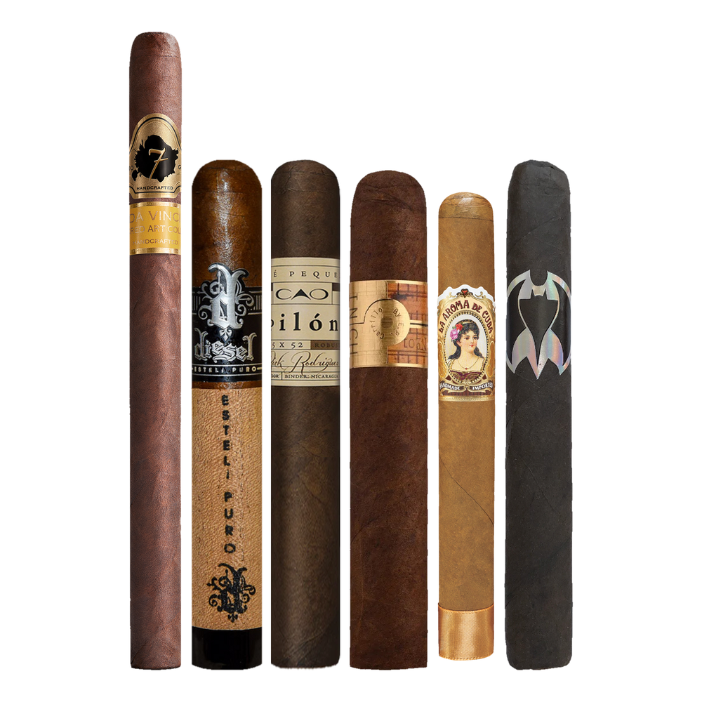 Cigar Inc. The Long Weekend Sampler, at Cigar Inc, Woodland Hills, clean product view