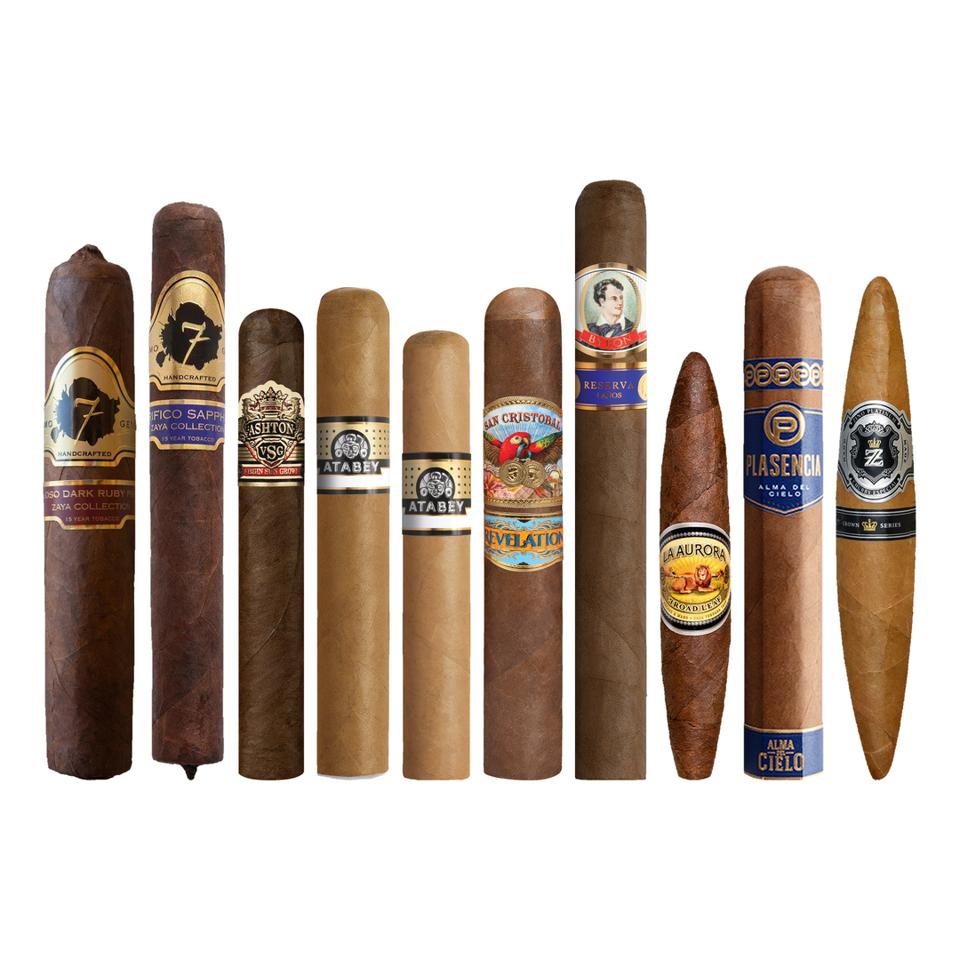 Cigar Inc. The Mach One Sampler, at Cigar Inc, Woodland Hills, clean product view