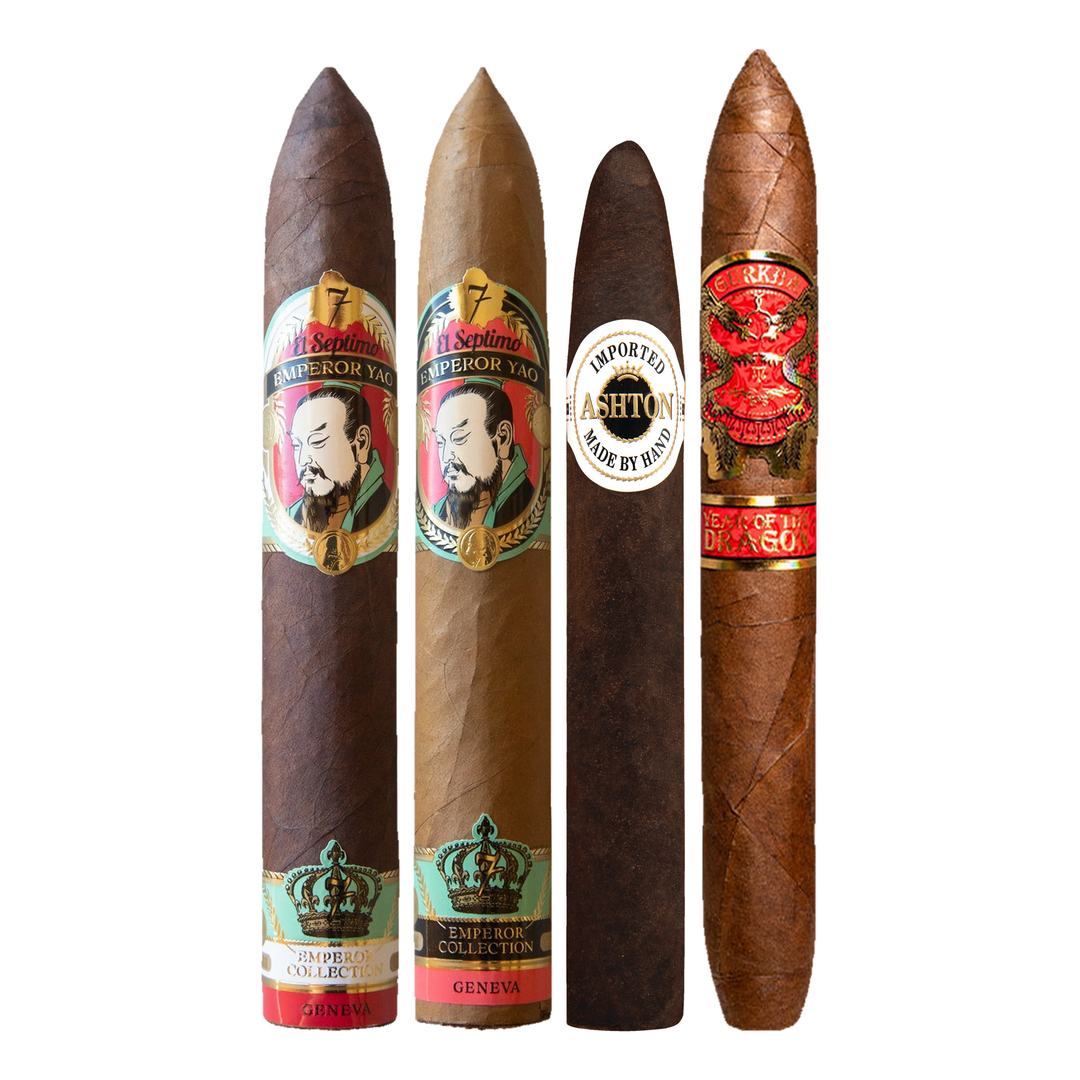 Cigar Inc. The Match Play Four Sampler, at Cigar Inc, Woodland Hills, clean product view
