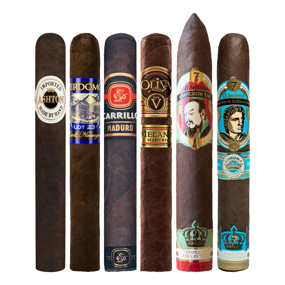 Cigar Inc. The Midnight Maduro Toro Sampler, at Cigar Inc, Woodland Hills, clean product view