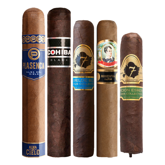 Cigar Inc. The Midnight Masquerade Sampler, at Cigar Inc, Woodland Hills, clean product view
