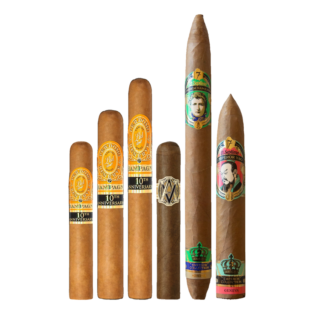 Cigar Inc. The New Year's Toast Sampler, at Cigar Inc, Woodland Hills