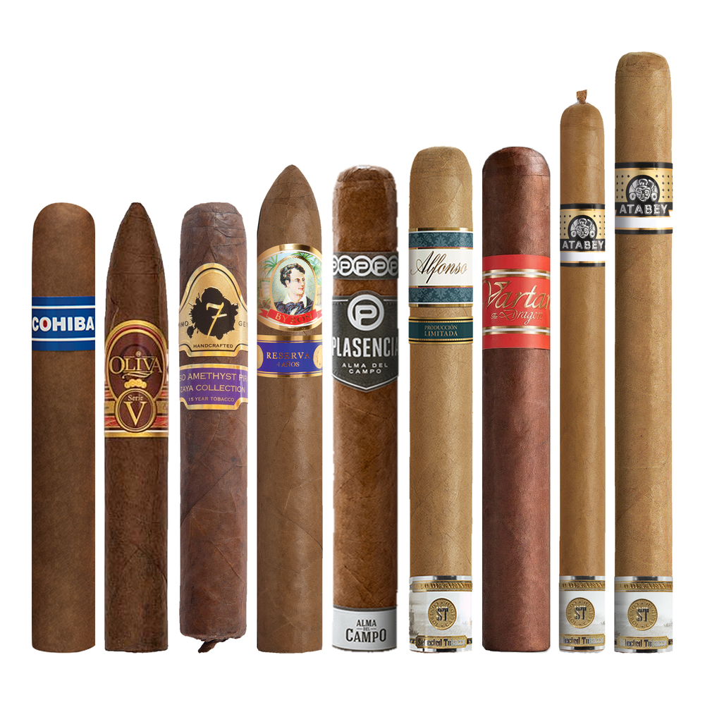 Cigar Inc. The Newlyweds Sampler, at Cigar Inc, Woodland Hills, clean product view