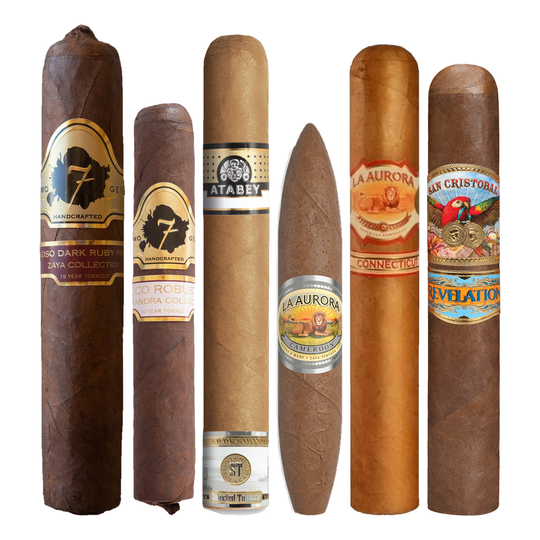 Cigar Inc. The Night Departure Sampler, at Cigar Inc, Woodland Hills, clean product view