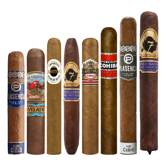 Cigar Inc. The Night Passage Sampler, at Cigar Inc, Woodland Hills, clean product view