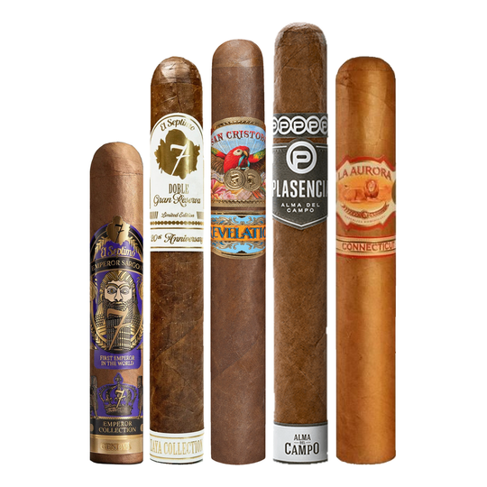 Cigar Inc. The Open Sky Sampler, at Cigar Inc, Woodland Hills, clean product view