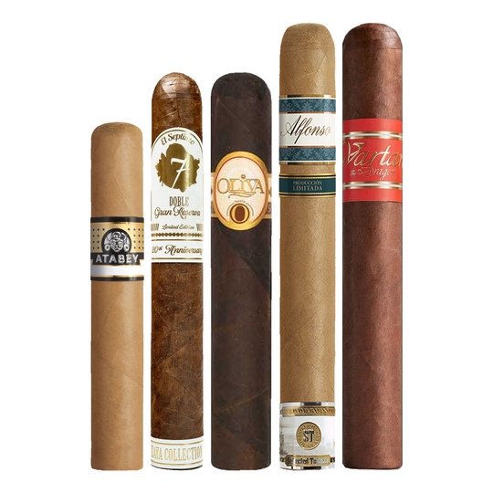 Cigar Inc. The Phantom Carriage Sampler, at Cigar Inc, Woodland Hills, clean product view