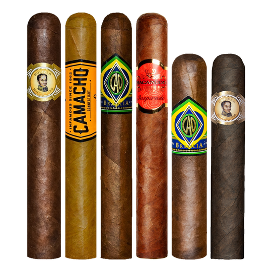 Cigar Inc. The Porch Light Sampler, at Cigar Inc, Woodland Hills, clean product view