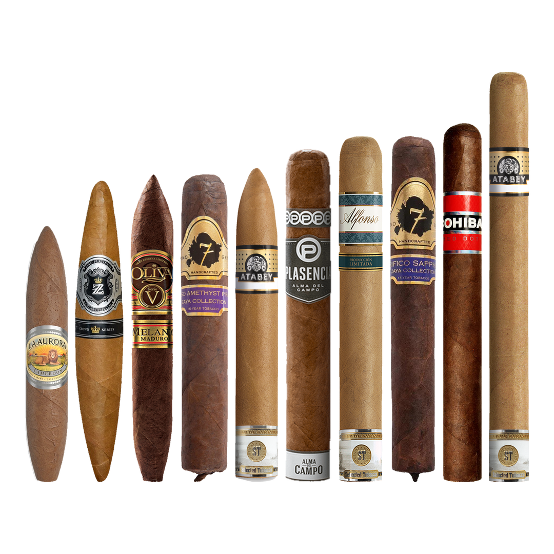 Cigar Inc. The Save the Date Sampler, at Cigar Inc, Woodland Hills, clean product view
