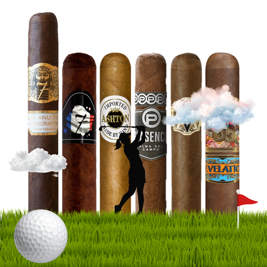 Cigar Inc. The Scramble Six Sampler, at Cigar Inc, Woodland Hills