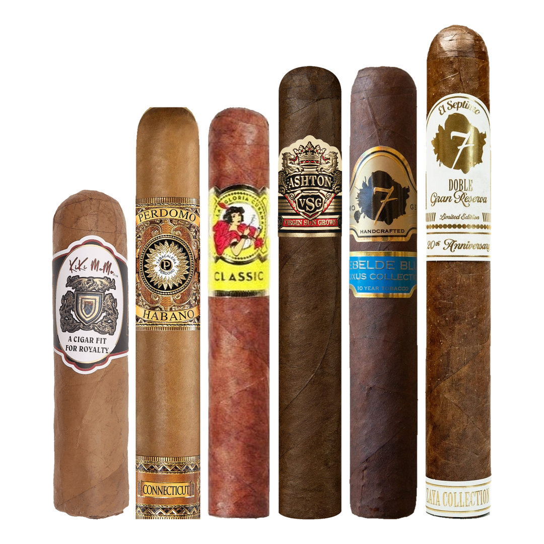 Cigar Inc. The Send Off Sampler, at Cigar Inc, Woodland Hills, clean product view