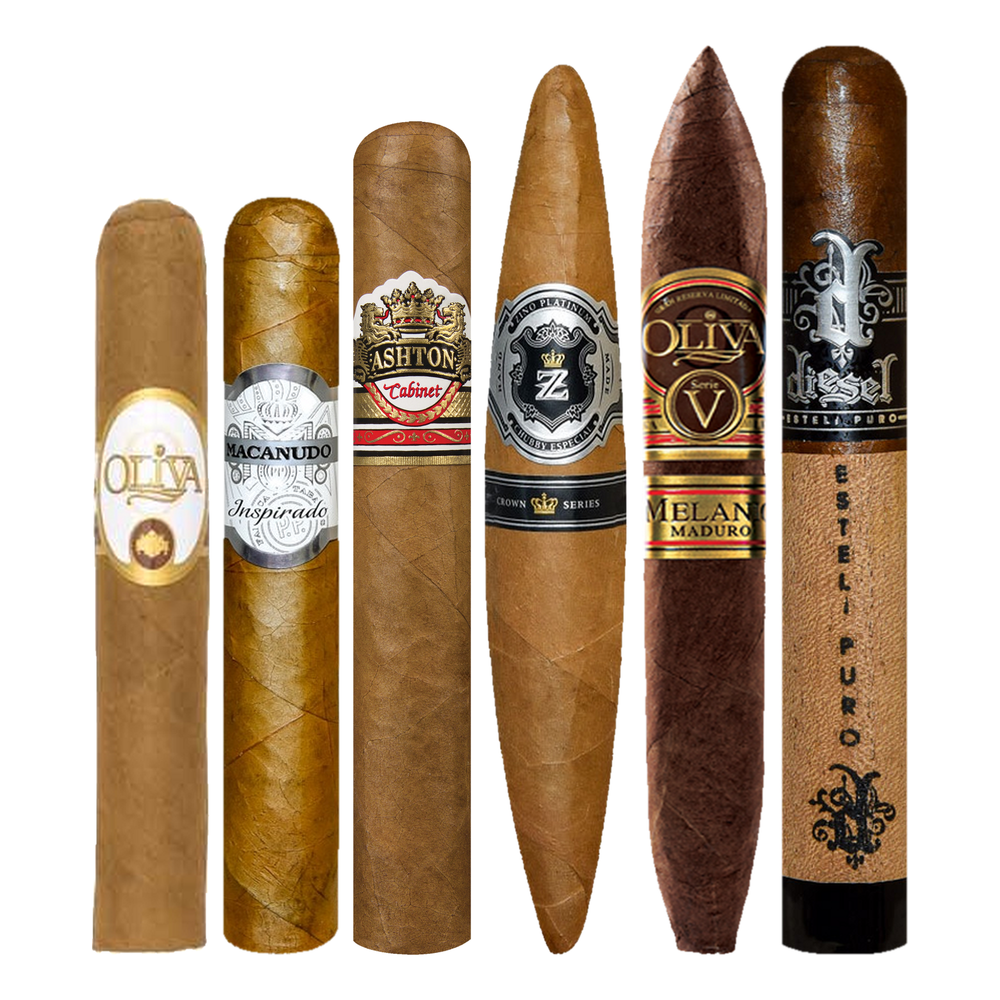 Cigar Inc. The Shadow Play Sampler, at Cigar Inc, Woodland Hills, clean product view