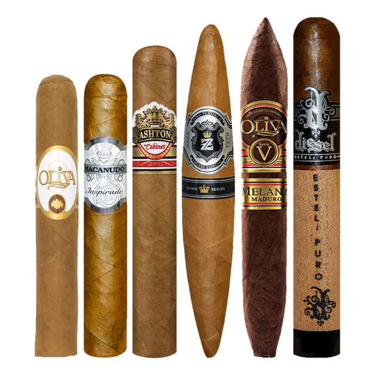 Cigar Inc. The Shadow Play Sampler, at Cigar Inc, Woodland Hills, clean product view
