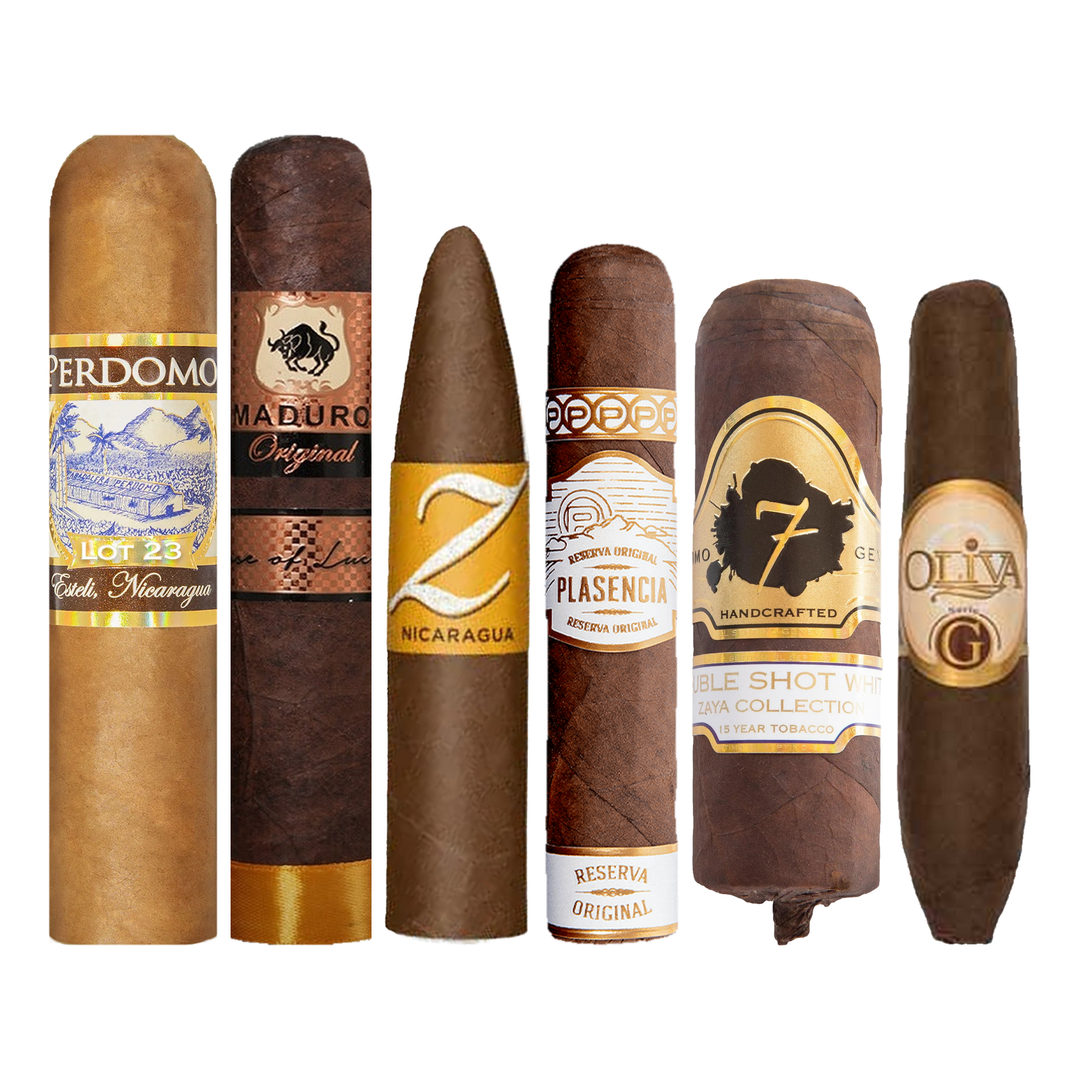 Cigar Inc. The Short and Sweet Scares Sampler, at Cigar Inc, Woodland Hills, clean product view
