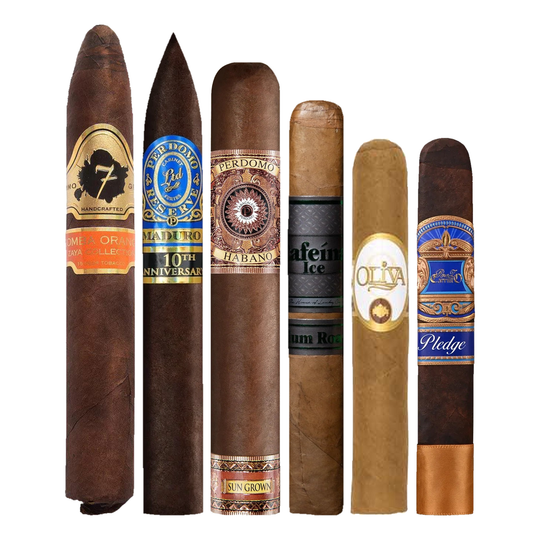 Cigar Inc. The Signing Day Sampler, at Cigar Inc, Woodland Hills, clean product view
