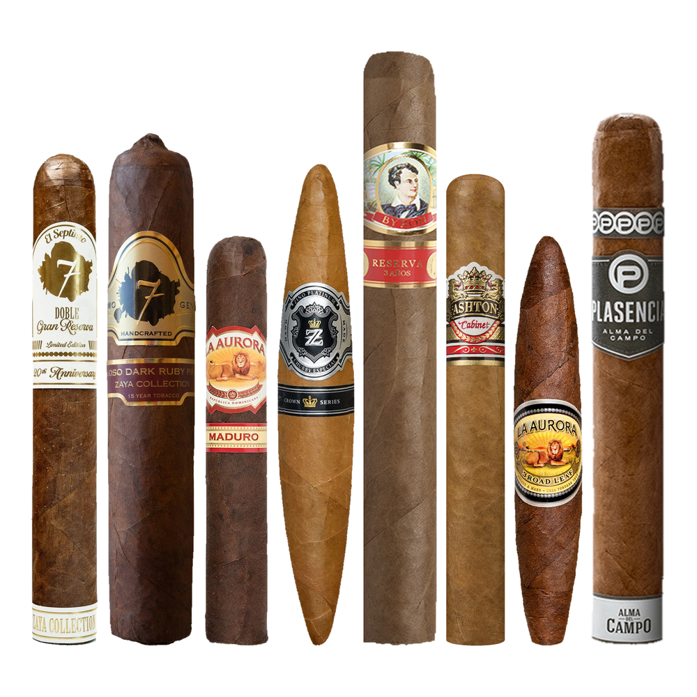 Cigar Inc. The Sunrise Departure Sampler, at Cigar Inc, Woodland Hills, clean product view
