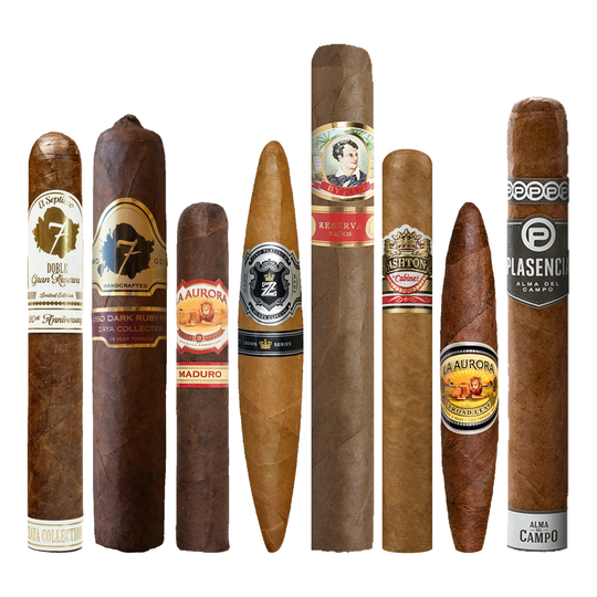 Cigar Inc. The Sunrise Departure Sampler, at Cigar Inc, Woodland Hills, clean product view