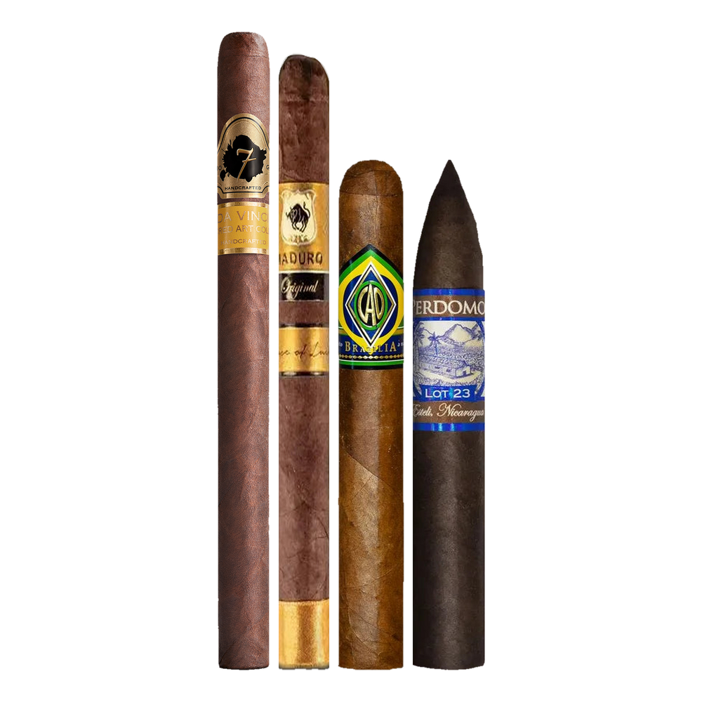 Cigar Inc. The Sunset Cruise Sampler, at Cigar Inc, Woodland Hills, clean product view