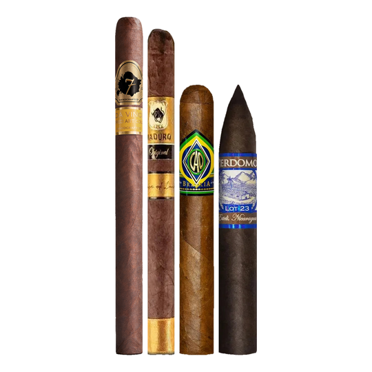 Cigar Inc. The Sunset Cruise Sampler, at Cigar Inc, Woodland Hills, clean product view