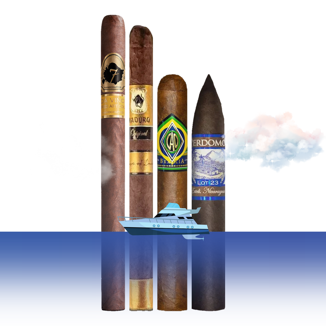 Cigar Inc. The Sunset Cruise Sampler, at Cigar Inc, Woodland Hills