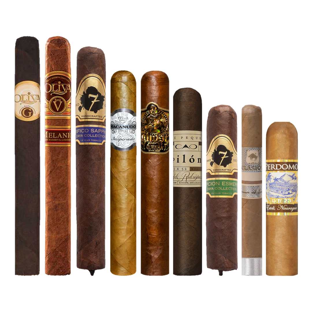 Cigar Inc. The Top Producer Sampler, at Cigar Inc, Woodland Hills, clean product view